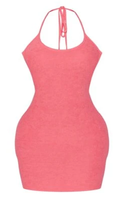 Shape Salmon Toweling Cut Out Mini Dress -Goremje Style 710934e2567153c8af40752e82113d1228db9037 cne0402 5