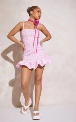 Petite Pink Ditsy Print Scuba Mini Dress -Goremje Style 755ec2df9e2b334c717b3a10ac602af2b11ea1be cnd7086 3