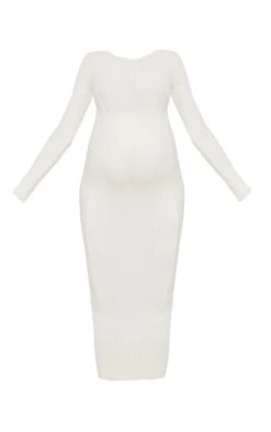 Maternity Cream Knitted Midaxi Tie Back Bodycon Dress 10 Maternity Cream Knitted Midaxi Tie Back Bodycon Dress -Goremje Style 798767d7368db2bf80b11803d874b804059b9e54 cnd2821 5