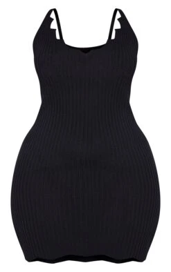 Plus Black Knit Scallop Edge Detail Bodycon Dress 11 Plus Black Knit Scallop Edge Detail Bodycon Dress -Goremje Style 887428a7b4a4c164563aa8fec96f778348693ee0 cmn5900 5