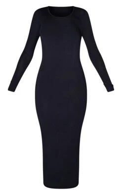 Tall Black Long Sleeve Jersey Maxi Dress -Goremje Style 893203d98050ff39b2d869d8ea98a5abe7505293 cme1965 6