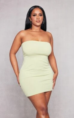 Shape Lime Rib Cut Out Back Bodycon Dress -Goremje Style 89e9f7ee421080d9a56a5c7c41117cad5c229071 cne0496 3