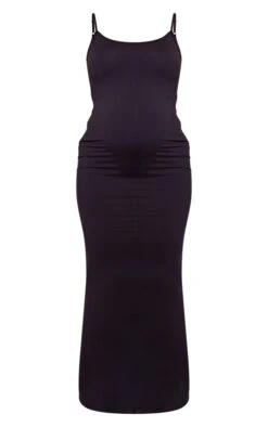 Maternity Black Soft Touch Sculpt Strappy Midaxi Dress -Goremje Style 8a559e06d68a3823ef0c80f36cda483292ac0446 cnd7217 5