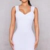 Petite White Strappy Bodycon Mini Dress -Goremje Style 8a9eaf2193ac7b1ba226a22a715da5dd90097039 cne2305 1
