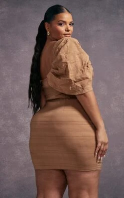 Plus Mocha Textured V Bar Bodycon Dress 8 Plus Mocha Textured V Bar Bodycon Dress -Goremje Style 8b731f55ec9b76703ce4b6d169b65f6f15dfd3b9 cnc5111 2