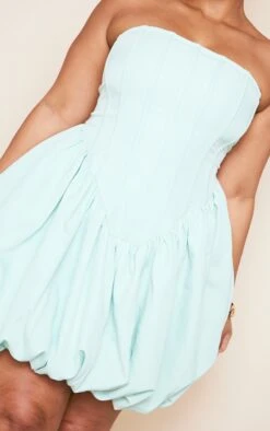 Plus Sage Green Bandeau Puffball Dress -Goremje Style 8eddc959fb2000b987f60ef45a2a480d69714617 cne0682 4