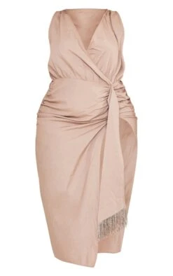 Plus Taupe Linen Look Drape Detail Midi Dress 10 Plus Taupe Linen Look Drape Detail Midi Dress -Goremje Style 92b46cc47bc4f5a2a999cffe68438485134e2719 cnd6514 5