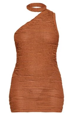 Petite Brown Textured Ruched Mini Dress 11 Petite Brown Textured Ruched Mini Dress -Goremje Style 933748f632cf9b524a9db33fb910d9ad4ab36334 cne2231 5
