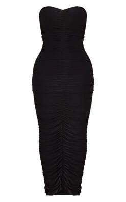 Shape Black Bandeau Ruched Midaxi Dress -Goremje Style 94a0a8bd61fc34e3b01e6f7aba7df46538d97c41 cme0425 6