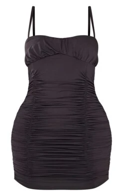 Shape Black Slinky Extreme Ruched Bodycon Dress -Goremje Style 976a2d6af976710d12bdf530a66efb4d1fca93de cml1174 6