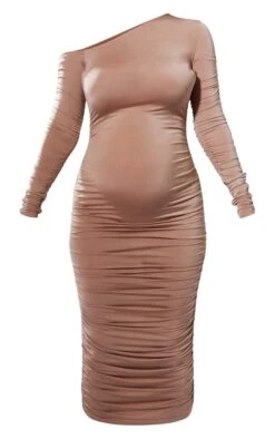 Maternity Stone Ruched One Shoulder Midaxi Dress 11 Maternity Stone Ruched One Shoulder Midaxi Dress -Goremje Style 99cccb0f51b7660cc7c4c7e90363277ef93decc8 cnb6517 5