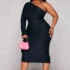 Plus Black Slinky One Shoulder Midi Dress -Goremje Style 9c92fe97b908995878e546d03497b4623307f3dc cnb4333 1