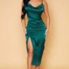 Petite Emerald Green Strappy Satin Cowl Midi Dress 1 Petite Emerald Green Strappy Satin Cowl Midi Dress -Goremje Style 9d9f909db42fbd8fb3deae5721f4a68f4888bd34 cmv0982 1