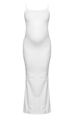 Maternity White Soft Touch Sculpt Strappy Midaxi Dress 11 Maternity White Soft Touch Sculpt Strappy Midaxi Dress -Goremje Style 9e077a02453508d77b436c1243d321b1becdf9f6 cnd7218 5