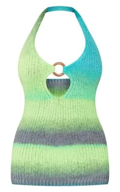 Shape Blue Stripe Knit Plunge Ring Detail Bodycon Dress -Goremje Style 9e7647b4ac7e227265dd89c9355fc8ed404c7067 cmz6162 6