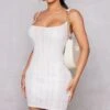 Petite White Pointelle Strappy Bodycon Dress -Goremje Style a1174c9c42f0a2129834c12ca7e2a7b9adc5cce3 cne2328 1