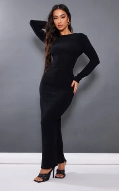Petite Black Towelled Maxi Dress 9 Petite Black Towelled Maxi Dress -Goremje Style a1f89660e079b5843b7c2ce296a65aad0b30ea49 cnc4903 3