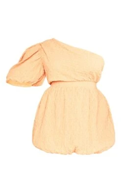 Plus Peach Textured One Shoulder Puffball Dress 11 Plus Peach Textured One Shoulder Puffball Dress -Goremje Style a4485e4725f04289bbbc5d5ce14ee4339e176154 cne0768 5