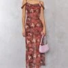 Tall Pink Floral Cowl Neck Maxi Dress -Goremje Style a59d9f14e9068159b07fba9b821a7e7d9d9b6ad4 cnd3395 1