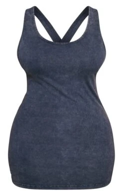 Shape Charcoal Acid Wash Cross Over Back Mini Dress 11 Shape Charcoal Acid Wash Cross Over Back Mini Dress -Goremje Style a653459ab401e584413d2255ba196880d482120b cnd7456 5