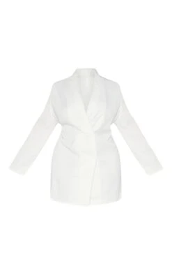 Plus White Oversized Double Breasted Blazer Dress -Goremje Style a6b1c3ac03f4bae199ada617aa8c960795e88ef8 cmz7682 5