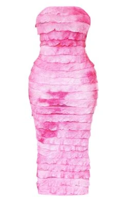 Shape Hot Pink Ombre Frill Edge Bandeau Maxi Dress -Goremje Style aa201255b7cb5ce4d6d02389d0ca61cce33568f6 cne3548 5