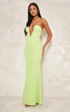 Tall Lime Plunge Maxi Dress 9 Tall Lime Plunge Maxi Dress -Goremje Style acae7d1711e5097b2c866b33cbb0ee852c747a31 cnd3422 3