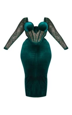 Plus Emerald Green Lace Detail Corset Velvet Midaxi Dress 11 Plus Emerald Green Lace Detail Corset Velvet Midaxi Dress -Goremje Style b0a8e4d7dd62d4f6468ed046269889ff89701114 cnb4172 5