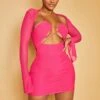 Shape Hot Pink Mesh Lace Up Detail Overlay Bodycon Dress 2 Shape Hot Pink Mesh Lace Up Detail Overlay Bodycon Dress -Goremje Style b2bad6d56607581abab005aa30d34f76b1e0afc2 cmy6966 1