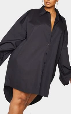 Plus Black Balloon Sleeve Shirt Dress 10 Plus Black Balloon Sleeve Shirt Dress -Goremje Style b4c8df6f5c5ee12f6ea0771be1db6a7477fe6632 cms0568 4