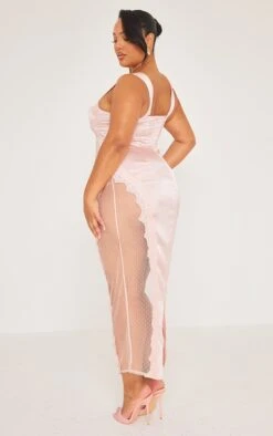 Plus Dusty Pink Lace Trim Corset Midi Dress -Goremje Style bba36c3673b8646ede4243ebb7b96d3611f63239 cne0738 2
