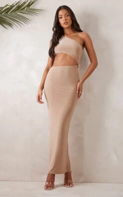 Tall Stone Slinky Cut Out Midaxi Dress