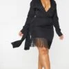 Plus Black Long Sleeve Tassel Hem Drape Detail Bodycon Dress 1 Plus Black Long Sleeve Tassel Hem Drape Detail Bodycon Dress -Goremje Style bc84ff568220a8d3f0b3b20def39f759b02bb55e cms6618 1