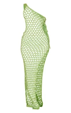 Petite Bright Green Open Knit Tie Side Maxi Dress With Split -Goremje Style be5b6c8e237d604a1f55120e7dedca8fbef7655c cnd0186 5