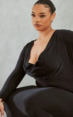 Plus Black Extreme Cowl Neck Maxi Dress -Goremje Style bfc859c40830cd4d432c9deb597918a19e616749 cnd5026 4
