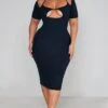 Plus Black Soft Touch Jersey Cut Out Bust Midi Dress -Goremje Style c48602cfe8fc56890ffd1d9433971565eae6c7f1 cnc5134 1