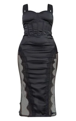 Plus Black Lace Trim Corset Midi Dress -Goremje Style c4e0e276fd4dd7adde315381a94e208d6c300c42 cmy1914 6