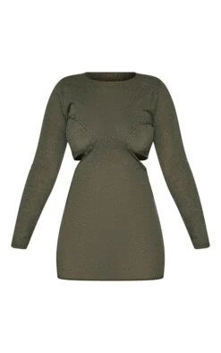 Petite Khaki Knitted Cut Out Bodycon Mini Dress 11 Petite Khaki Knitted Cut Out Bodycon Mini Dress -Goremje Style c65bfe10a5beb908095ec12b020fbdccd6f01e5c cnb9891 5