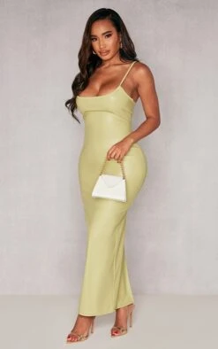 Shape Olive Pu Strappy Midaxi Dress -Goremje Style c777c443d68a47dff60847acdb559a6ebf67f7bb cnd5125 3