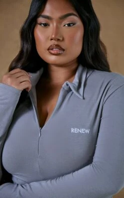 Renew Plus Grey Zip Up Plunge Bodycon Dress 10 Renew Plus Grey Zip Up Plunge Bodycon Dress -Goremje Style cb57617f019f96924c45823e1c4c0b23f53fd2f8 cnc1146 4