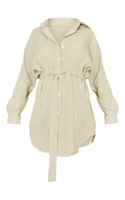 Maternity Sage Green Checked Oversized Tie Waist Shirt Dress 11 Maternity Sage Green Checked Oversized Tie Waist Shirt Dress -Goremje Style cb86d2a7d3628b558719aaa4986402c22da2807b cmr9317 5