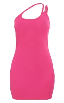 Petite Hot Pink Asymmetric Strap Mini Dress 11 Petite Hot Pink Asymmetric Strap Mini Dress -Goremje Style cbb0c01a68741e213a9fb9508256523d6df7bfe7 cne4919 5