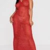 Shape Rust Crochet Knit Halterneck Open Back Maxi Dress -Goremje Style cc847c39b5e5cb11e8950a46734dd00b7b7ae1c3 cnd5169 1