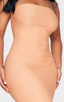 Shape Clay Textured Bandeau Midaxi Dress -Goremje Style ce2fadffa6b348a32cd612ad331ee9c9c0b58dd3 cnd0581 4