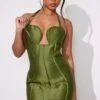 Petite Dark Olive Satin Corset Mini Dress -Goremje Style cf43d93a1561c2181823c36028b6ef09098f9616 cnd0139 1