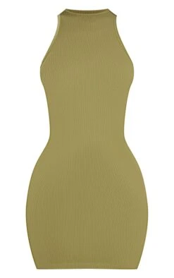 Petite Sage Contour Rib Racer Neck Bodycon Dress -Goremje Style d4e29a236fe983a020fdf36bb78f05bb56383947 cnd7137 5