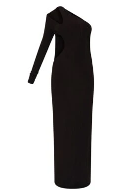 Petite Black Slinky Cut Out Maxi Dress -Goremje Style d62438eb1e75f612cbfc56d384318c32457dea89 cnb9951 5