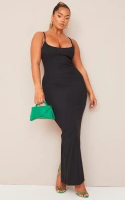 Shape Black Bandage Midaxi Dress