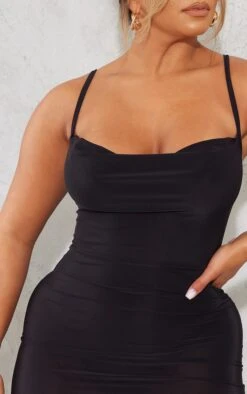 Shape Black Slinky Cowl Neck Mini Dress 10 Shape Black Slinky Cowl Neck Mini Dress -Goremje Style da8aed57502f3e4f8c4ee806e8113fb34f914aa5 cmz9144 5