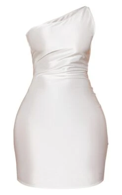 Shape White Stretch Satin Strappy Backless Bodycon Dress -Goremje Style dad6a88b097f9eedb42aca6001ec63b6dfc8a9f1 cne0382 5